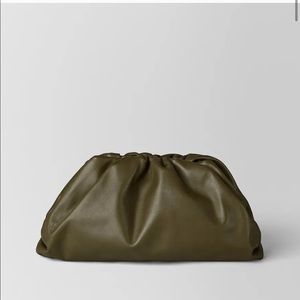 Dumpling clutch similar to bottega veneta